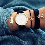 NEWBUY 23 Style Mix Turtle Heart Pearl Wave LOVE Crystal Marble Charm Bracelets for Women Boho Tassel Bracelet Femme Bijoux