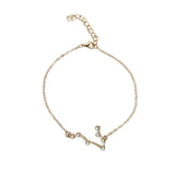 QIAMNI 12 Star Zodiac Signs Constellation Horoscope Crystal Astrology Galaxy Bracelet Bangle Jewelry Birthday Friendship Gift