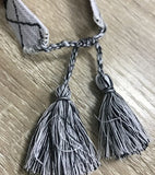 Hot Brand Jewelry 30 Colors Cotton Rope Woven Bracelets Letter Signature Embroidery Bangle For Women Tassel Lace-up Bracelets