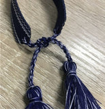 Hot Brand Jewelry 30 Colors Cotton Rope Woven Bracelets Letter Signature Embroidery Bangle For Women Tassel Lace-up Bracelets